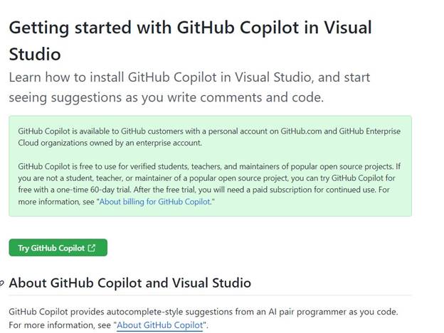 Using GitHub Co-pilot for code guidance
